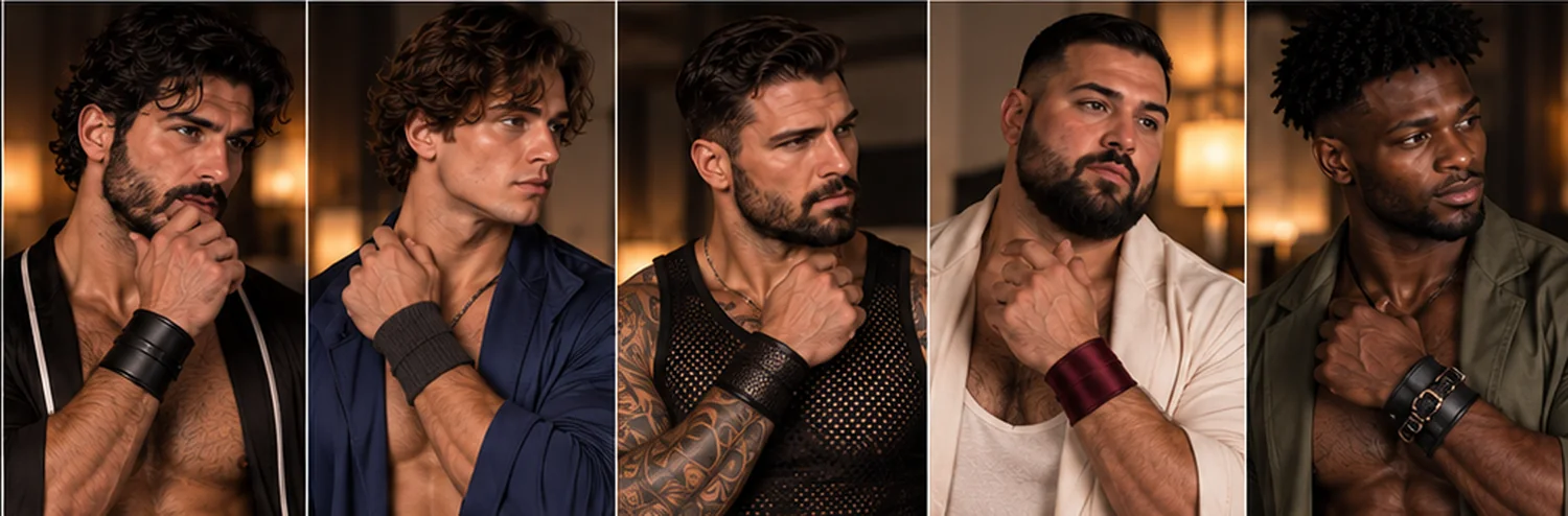 Unbuttoned cuffs and neck accessories