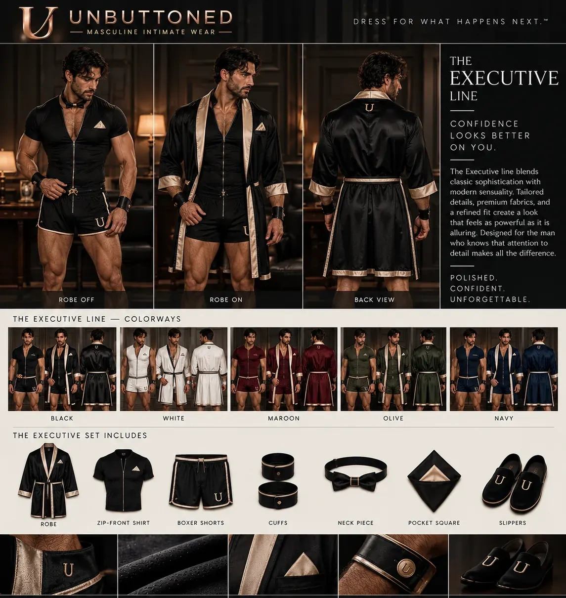 The Executive concept lookbook